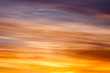Bright orange and yellow colors sunset sky