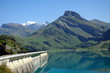 barrage de roselend -savoie barrage de roselend -savoie