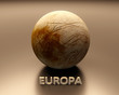 Illustration: Jupitermoon Europa Jupitermoon Europa