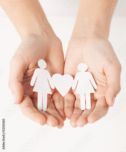Photo: womans hands with paper women womans hands with paper women