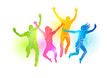 Jumping Young Adults
