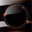 Abstract glass vector background