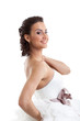 Foto: Portrait of happy young bride, close-up Portrait of happy young bride, close-up