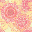 Elegant seamless vintage pink floral background. Eps10