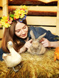 Girl With Rabbit