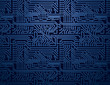 Vector: Vector blue circuit board background Vector blue circuit board background