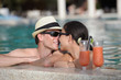Photo: happy young couple have fun on beach happy young couple have fun on beach