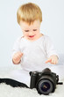 Beautiful Baby With Camera