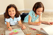 Sisters coloring
