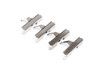 Spring from brake pads  , isolatet on white
