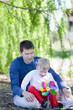 family at the park