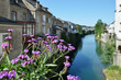 Summer view of the Basque town Mauleon-Licharre