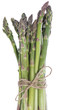 Green Asparagus isolated on white