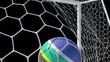 South Africa Ball Scores in Slow Motion with Alpha Channel
