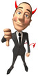 Evil businessman