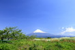 富士と青空