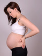 frau mit babybauch