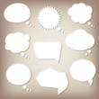 Abstract Speech Bubbles