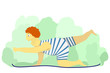 Fitness guy (with background)