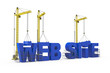 Web Sites Construction concept