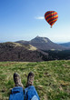 Montgolfière Randonneur et Puy de Dôme