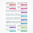 Icon set. Business, finance, communication, web symbols. Vector.
