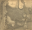 Map of Burgoyne's army, Bemis Hieghts,  Saratoga, 1777