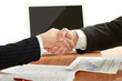 Handshake of business partners