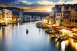Grand Canal at night, Venice