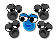 Water Drop Cartoon Mascot