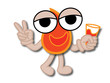 Water Drop Cartoon Mascot