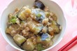 なすと豚肉とピーマンの味噌炒め