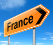 France sign.