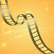 vector illustration of film strip for cinema designing