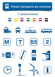 Pictos Transports en commun