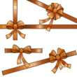 vector illustration of bow with film strip ribbon