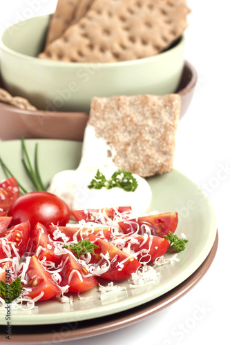 Photo: salad from tomatoes salad from tomatoes