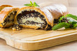 roll with poppy seeds