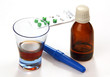 medicinal drops and tablets.