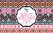 Hipster seamless aztec pattern with geometric elements
