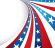 4th july american independence day red white and blue flag wave