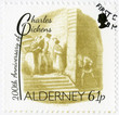 ALDERNEY - 2012: shows illustrations from Oliver Twist