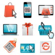 Vector e-shopping icons