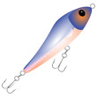 Blue Spoon-bait