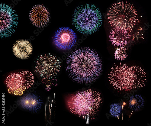 Photo: Fireworks montage Fireworks montage