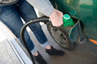 Filling the tank with fuel