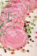 Dried sausage on a wooden board