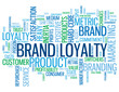 Vecteur : "BRAND LOYALTY" Tag Cloud (customer consumer satisfaction card) "BRAND LOYALTY" Tag Cloud (customer consumer satisfaction card)