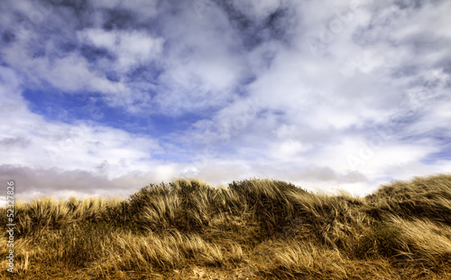 Photo: Dunes at the Danish North Sea coast on Fano Dunes at the Danish North Sea coast on Fano