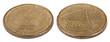 Isolated 1/2 Shekel - Both Sides High Angle